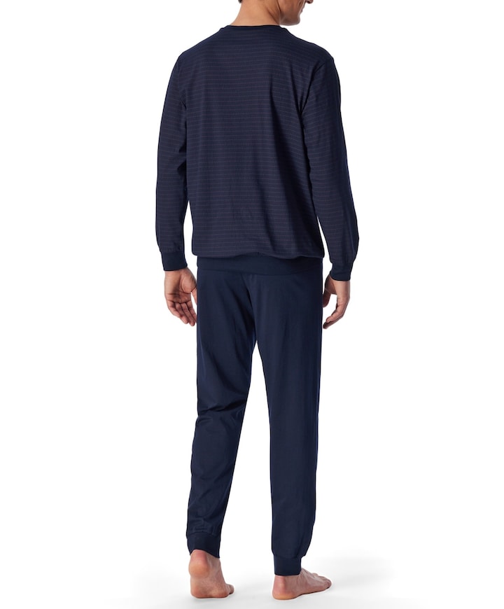 Heren pyjamaset bordeaux