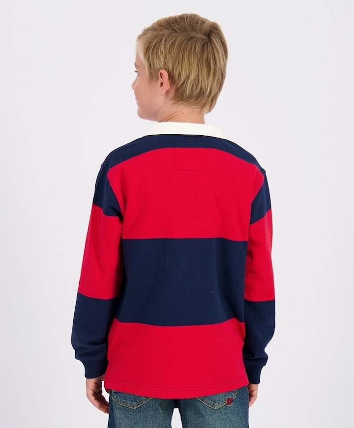 Jongens polo rood