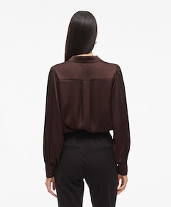 Dames blouse bruin