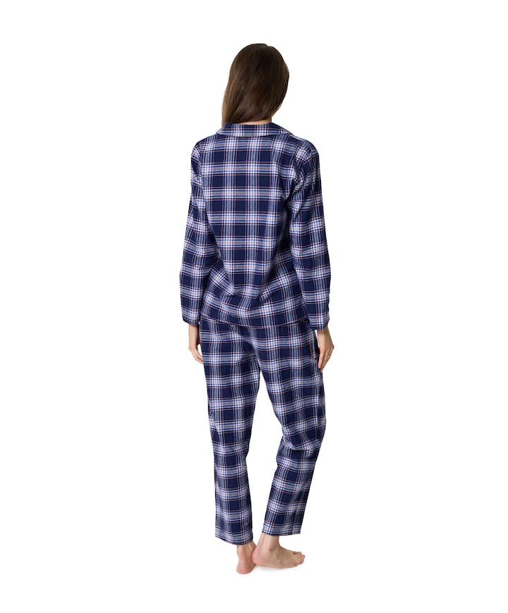 Dames pyjamaset blauw