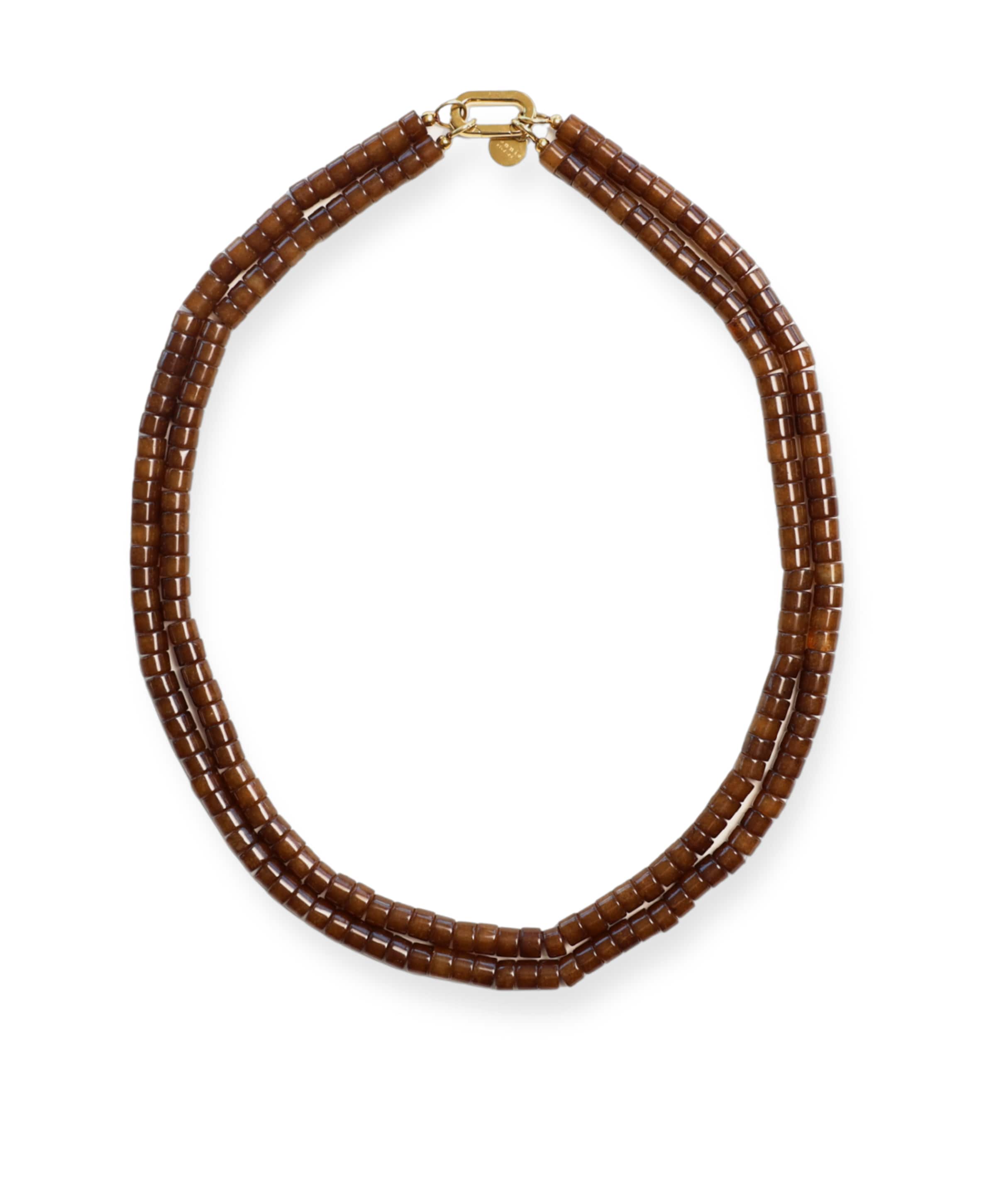 Dames ketting bruin