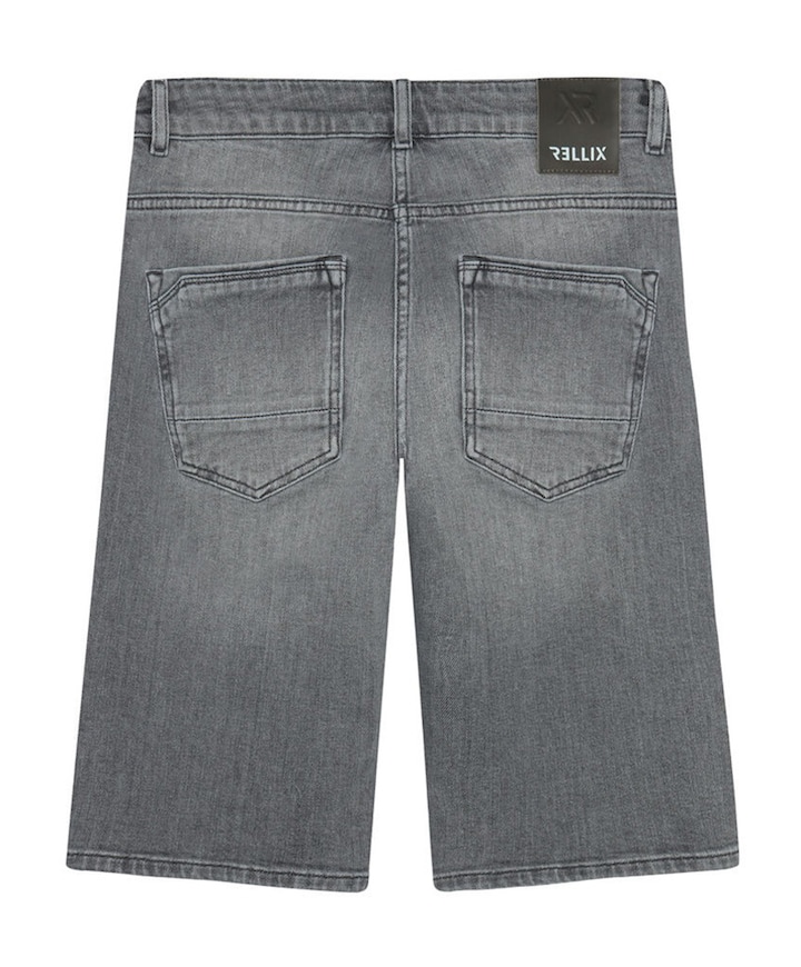 Straight jongens korte broek grijs