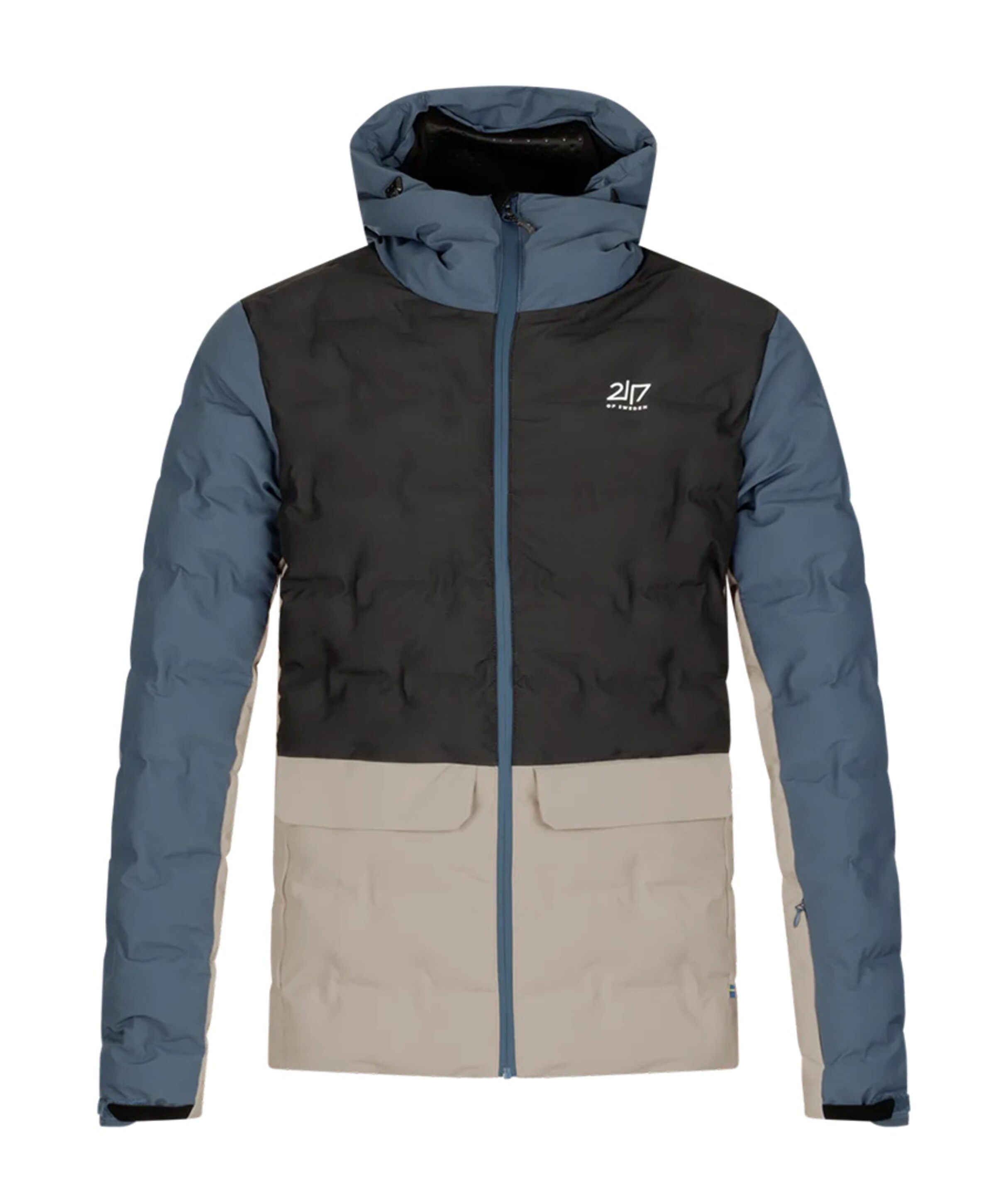 Heren ski-jas blauw