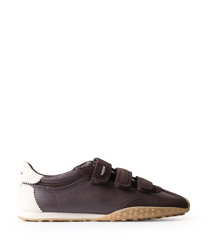 BRIDGE VELCROS dames sneakers bruin