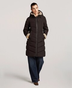 Dames jas bruin