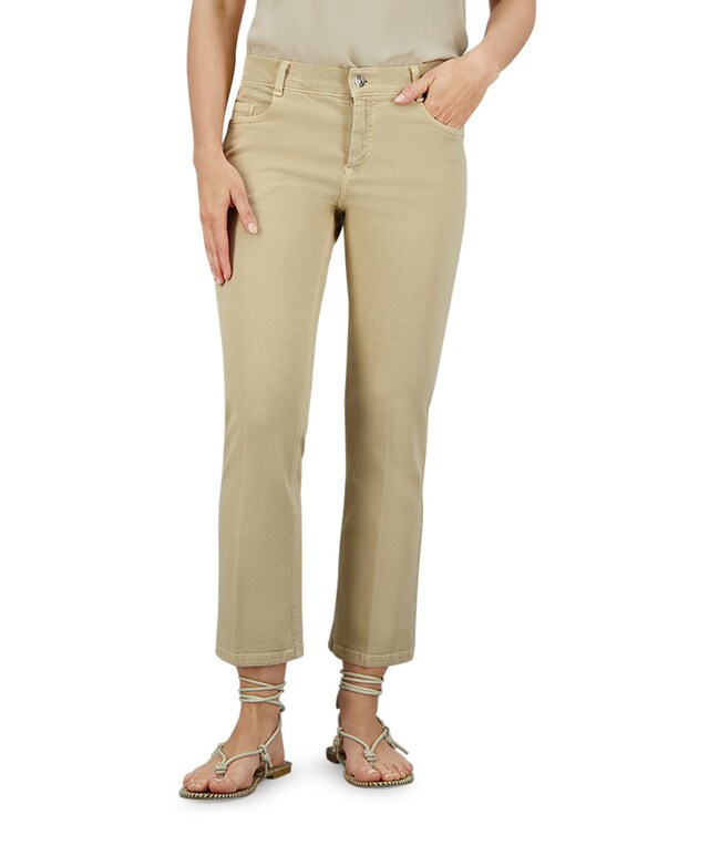 Hose 5-Pocket Slim broek beige