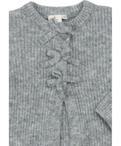 Meisjes vest grijs
