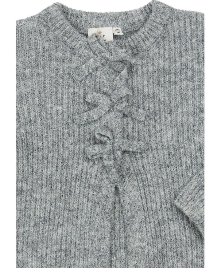 Meisjes vest grijs