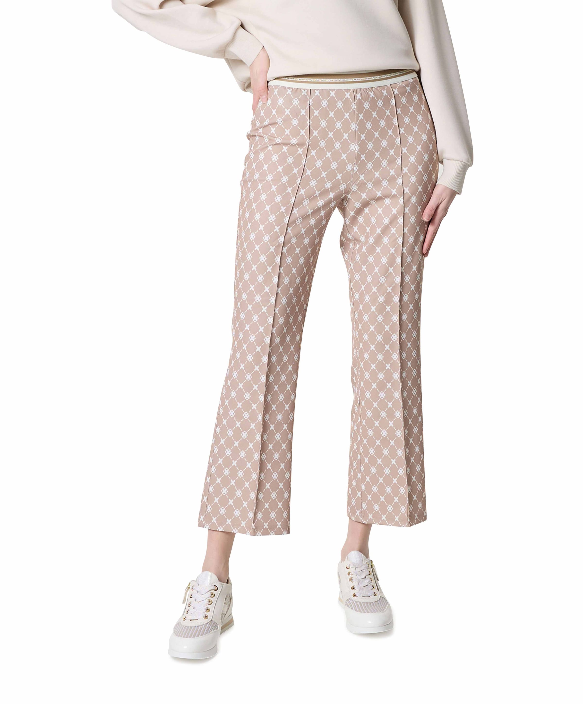 3/4 dames broek ecru