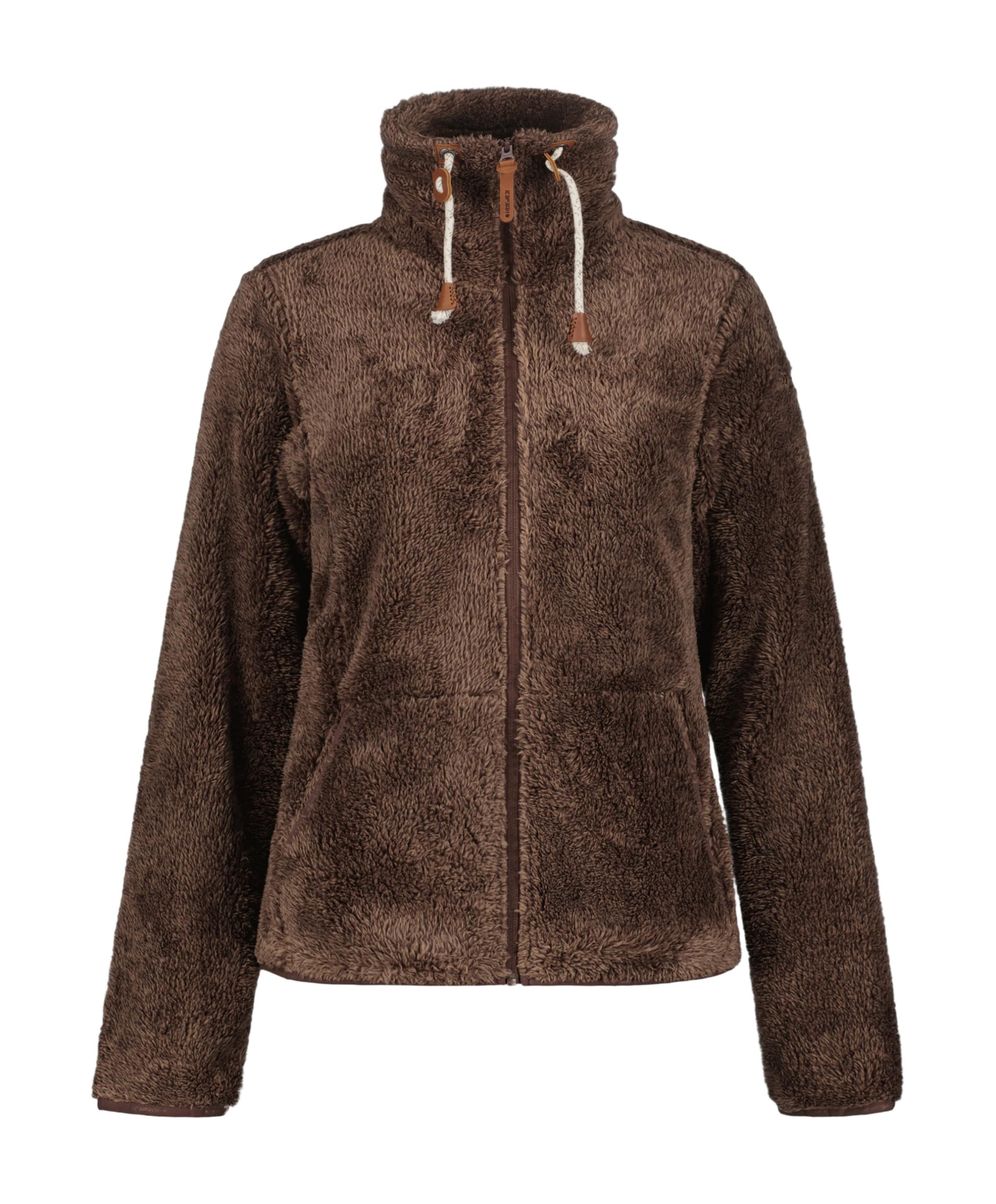 Dames vest bruin
