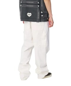 Single Knee Pant Cotton Smith Denim heren jeans ecru