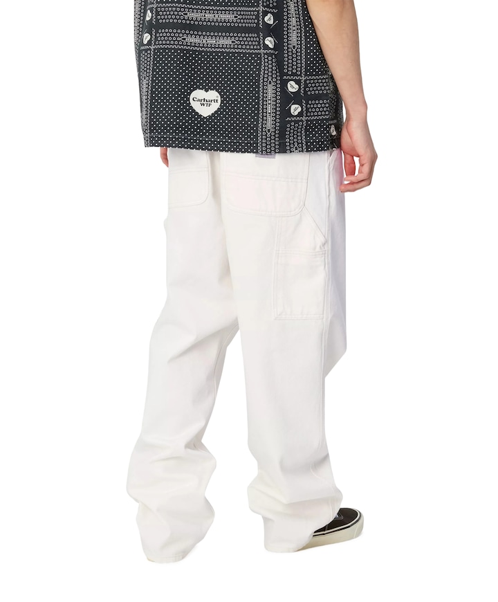 Single Knee Pant Cotton Smith Denim heren jeans ecru