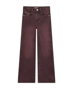 Wide Fit Colour meisjes jeans bordeaux