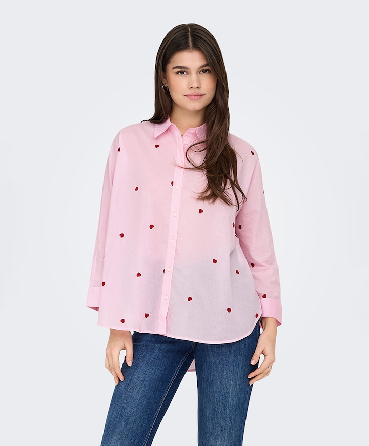 Dames blouse roze