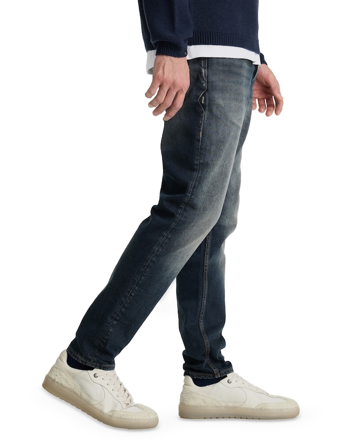 EVAN PEAK heren jeans blauw