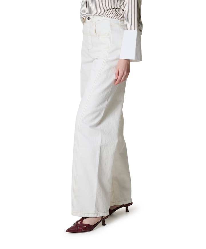 BernettaCC LL dames broek ecru