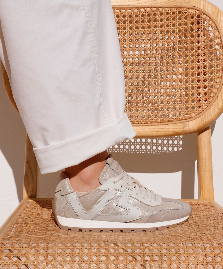 Scott Kenzie dames sneakers goud