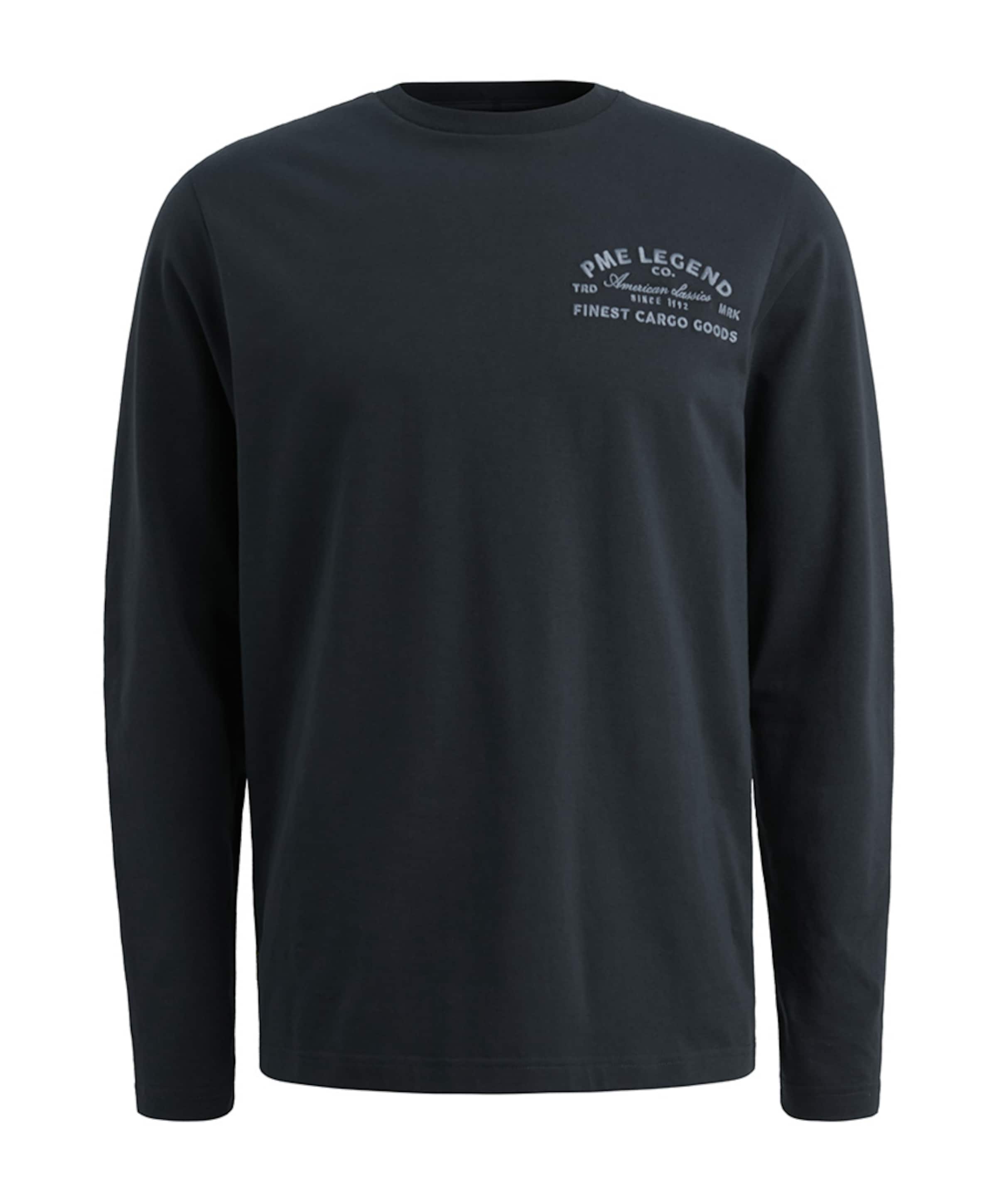 Heren longsleeve blauw