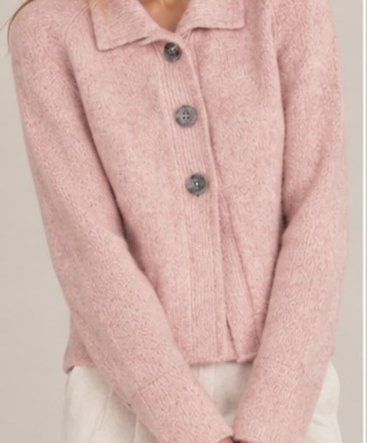 Dames vest roze