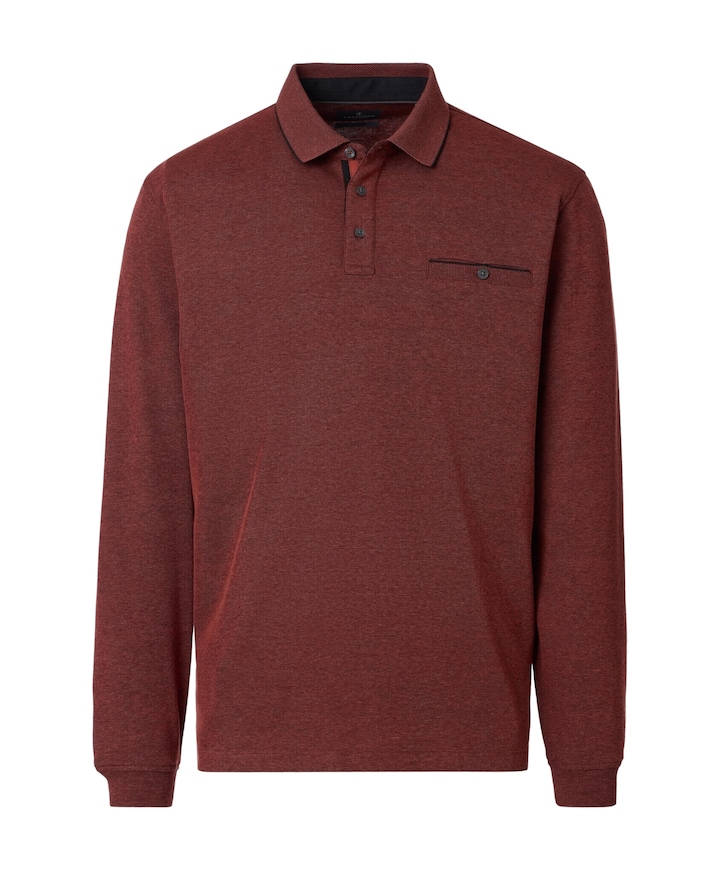 Heren polo oranje