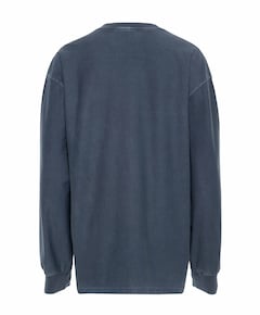Heren longsleeve blauw