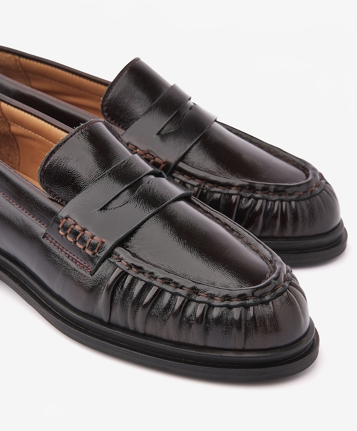 Fae Sarah dames loafers bruin