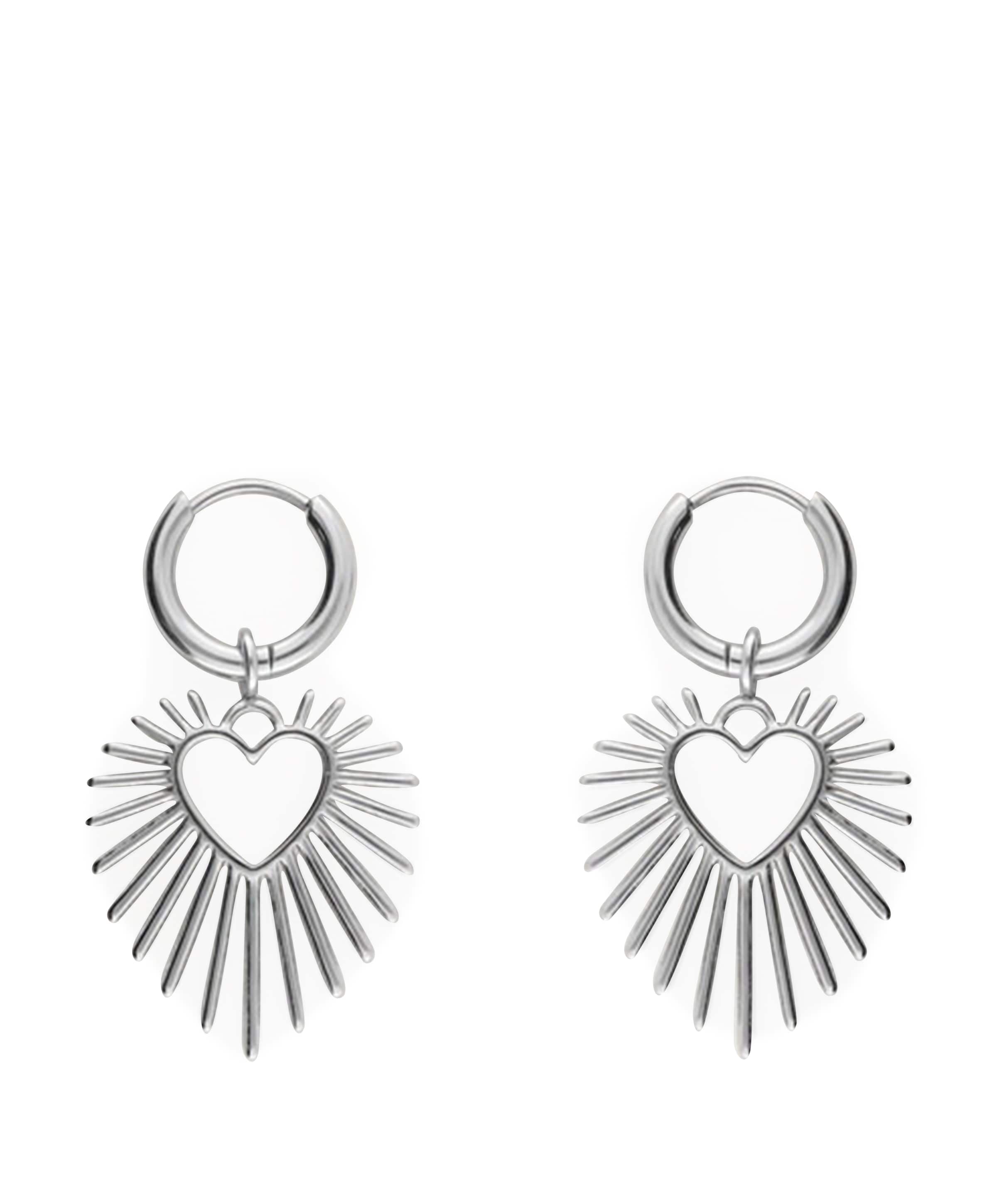 Dames oorbellen zilver