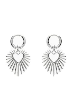 Dames oorbellen zilver