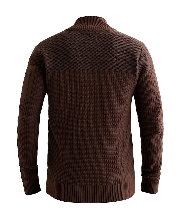 Heren vest bruin