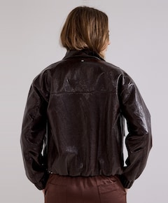 Dames jas bruin
