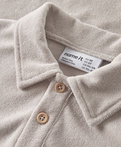 Jongens polo beige