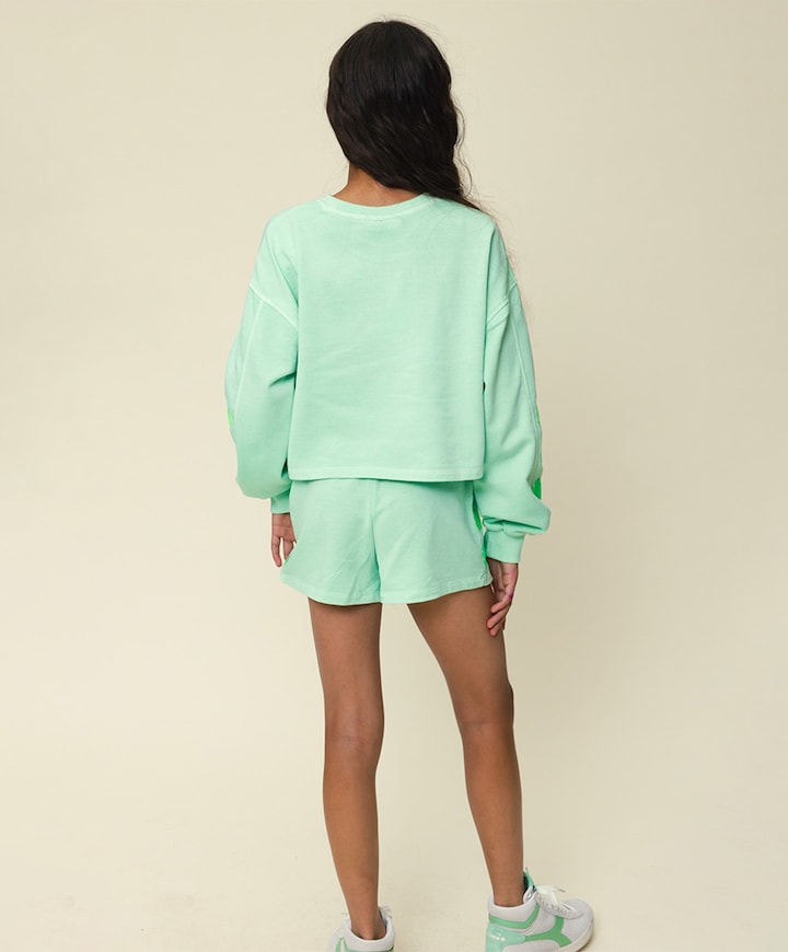 meisjes korte broek groen