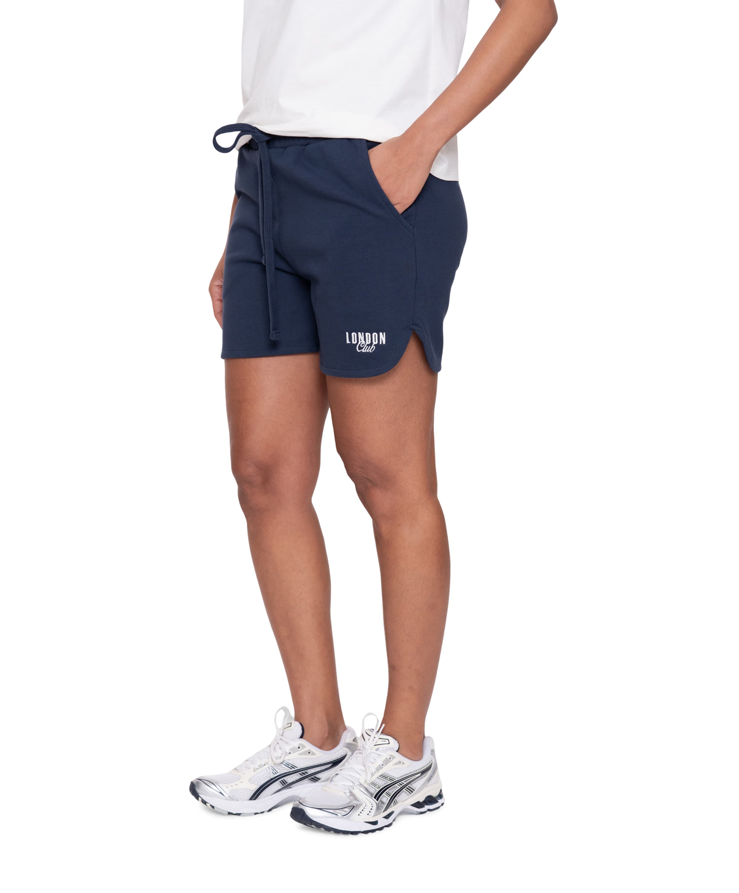 Shorts sweat dames korte broek blauw