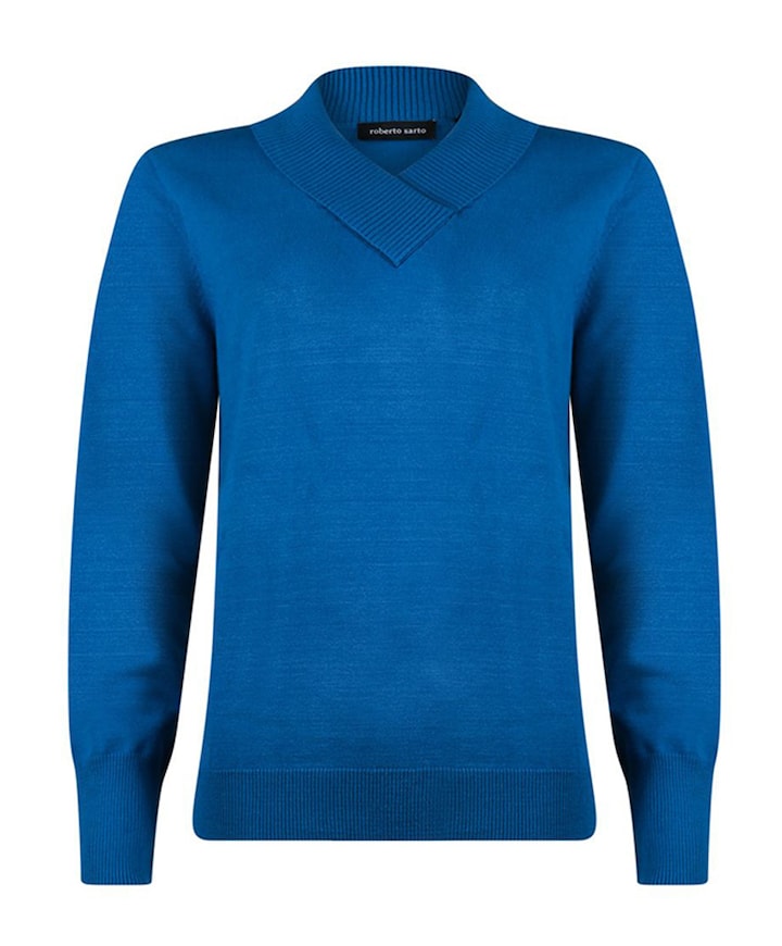 Dames trui blauw