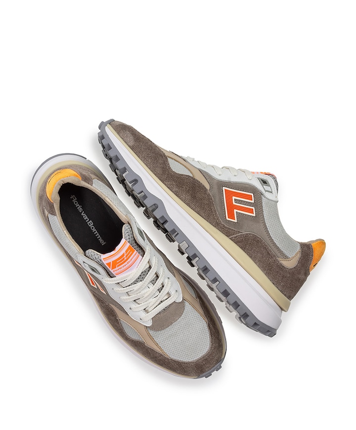 heren sneakers grijs