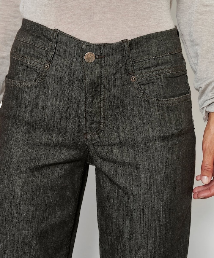 Liv New Wide dames jeans bruin