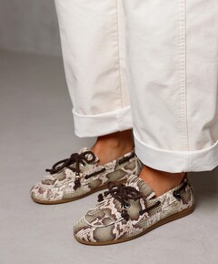 June Loua dames loafers bruin