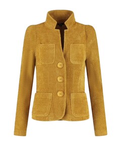 Dames jas geel