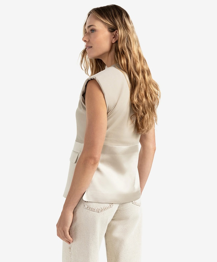 Gilet beige
