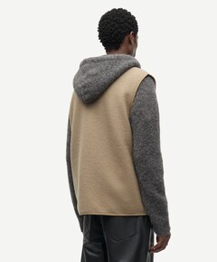 Heren bodywarmer beige