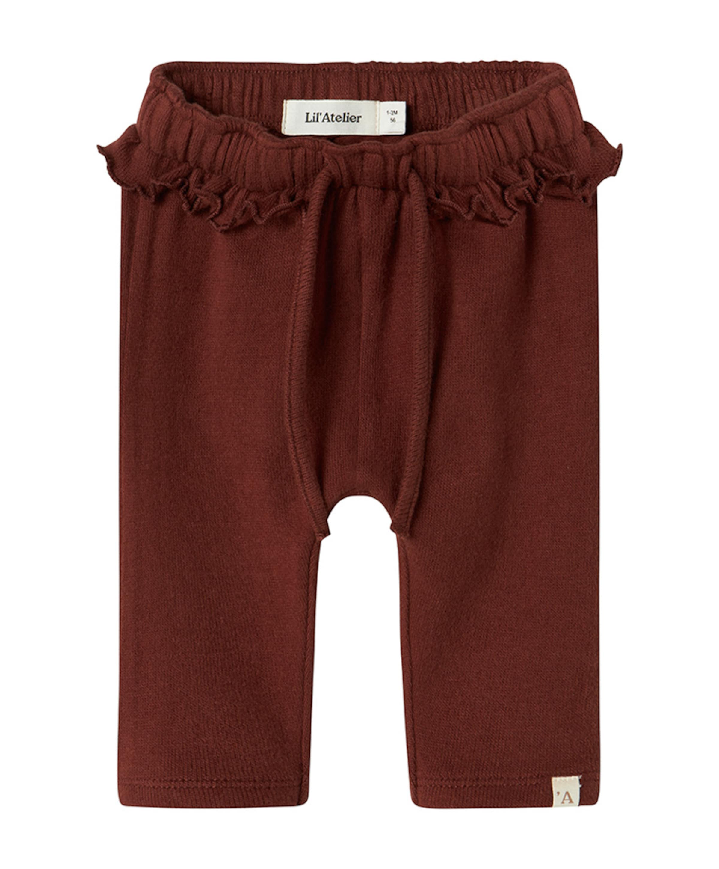 NBFTHORA HUN LOOSE PANT LIL meisjes broek bruin