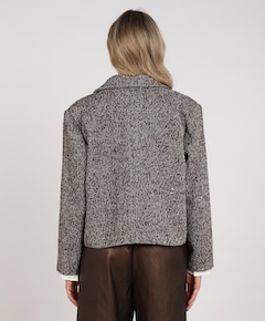 Dames jas bruin