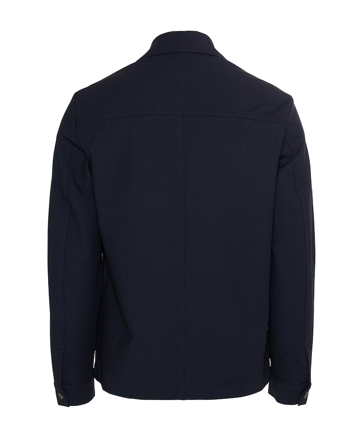 Heren overshirt blauw