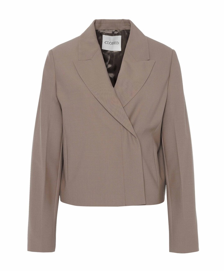 Dames jas beige