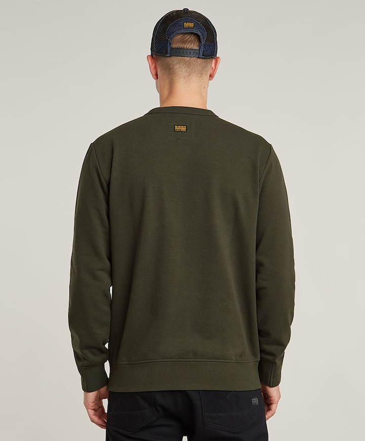Heren sweater groen