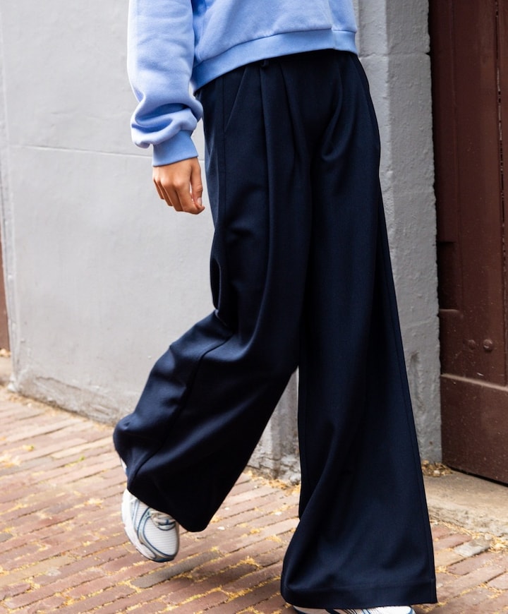 meisjes pantalon blauw