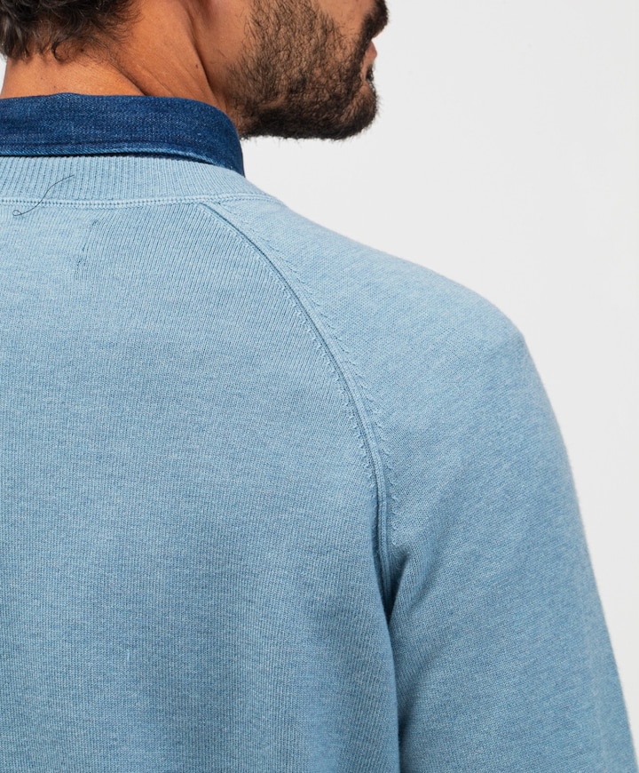 Heren trui blauw