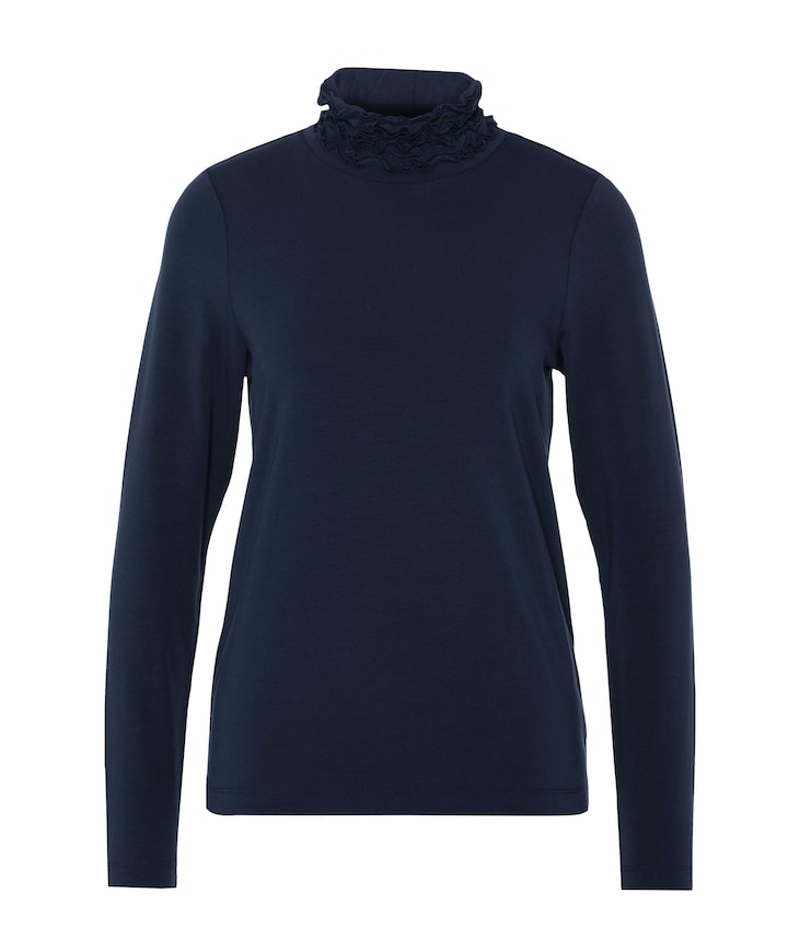 Dames longsleeve blauw