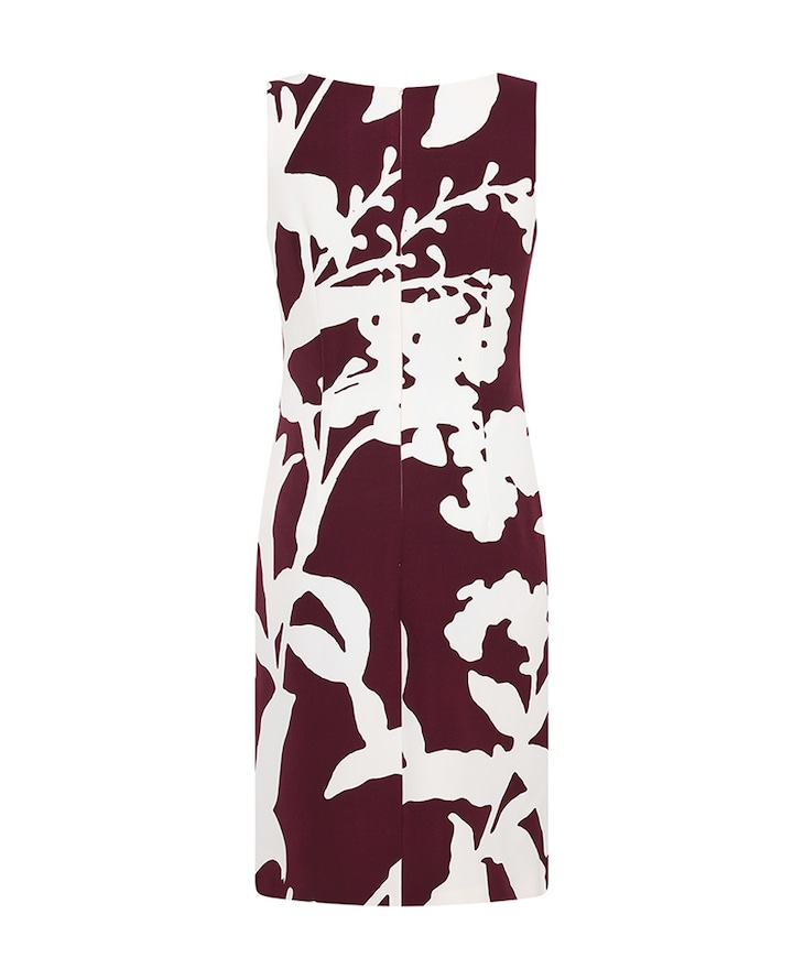 Dames jurk bordeaux