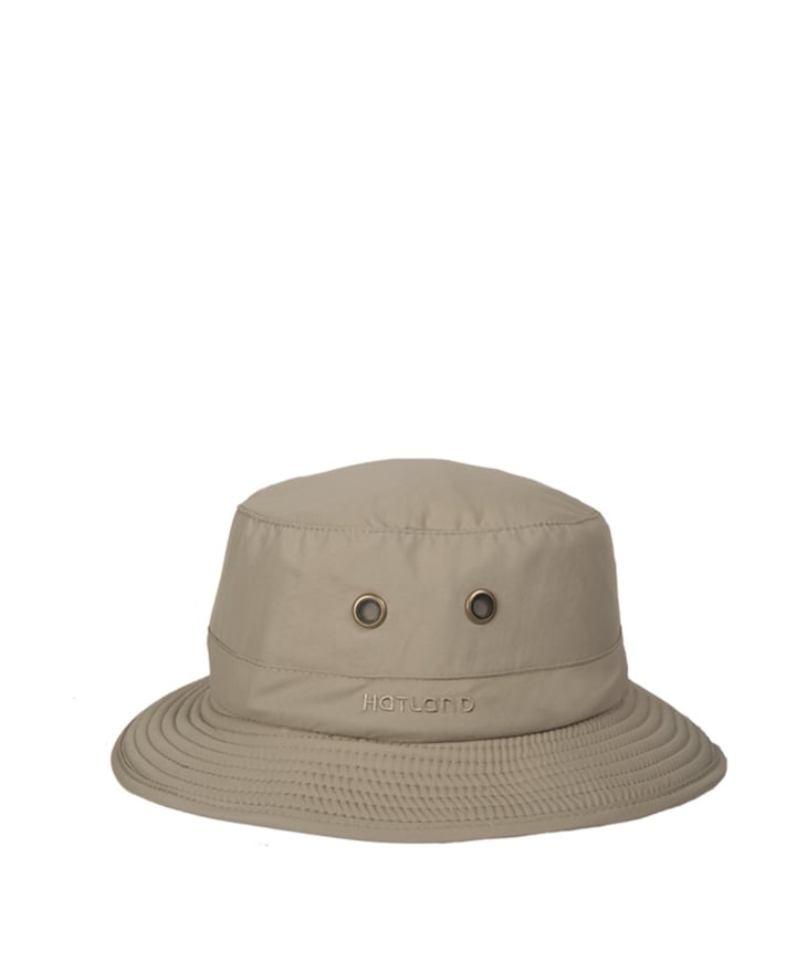 Heren bucket hat beige